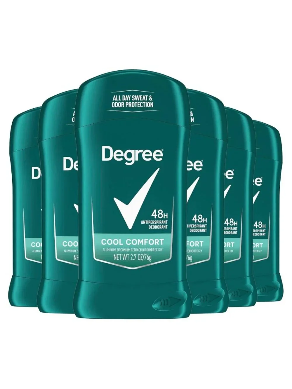 Degree Men Dry Protection Antiperspirant, Cool Comfort, 2.7 Oz., Pack of 6 NEW